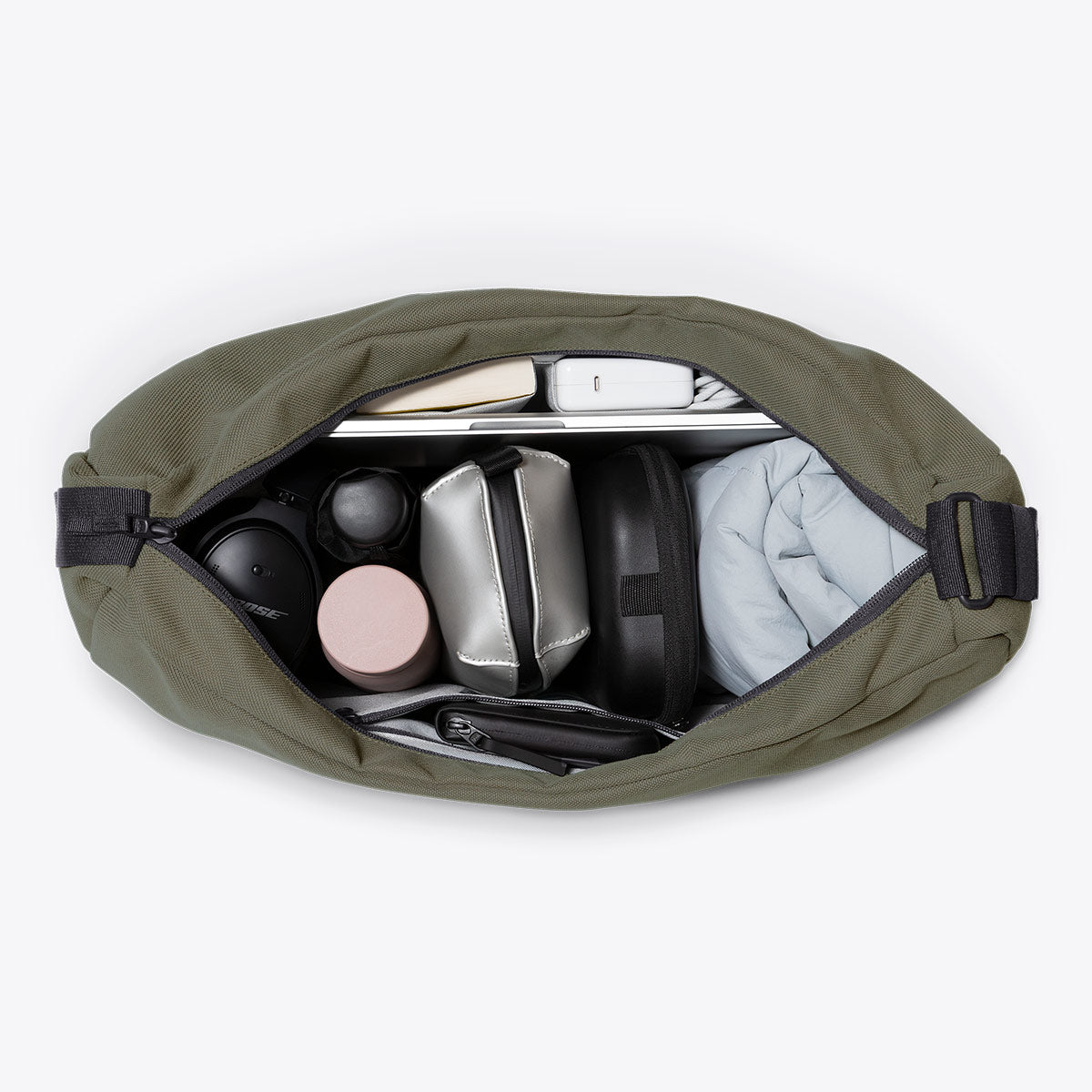 Adam Half-Moon Bag - Olive / Medium