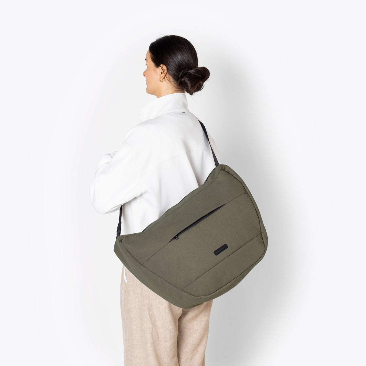 Adam Half-Moon Bag - Olive / Medium