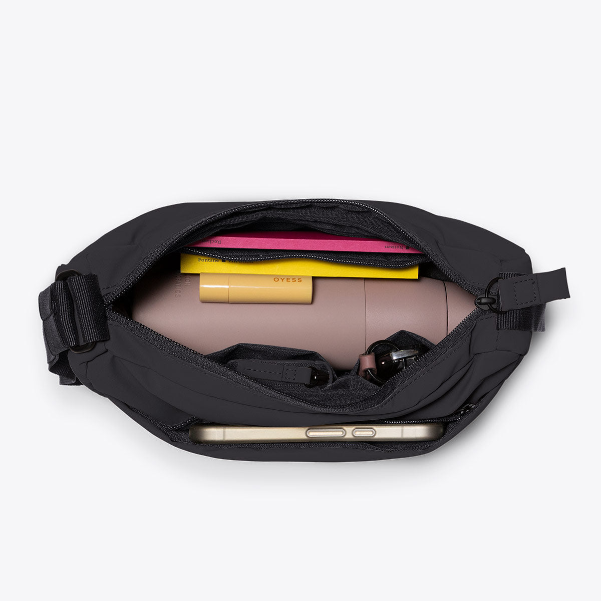 Adam Half-Moon Bag - Black / Mini
