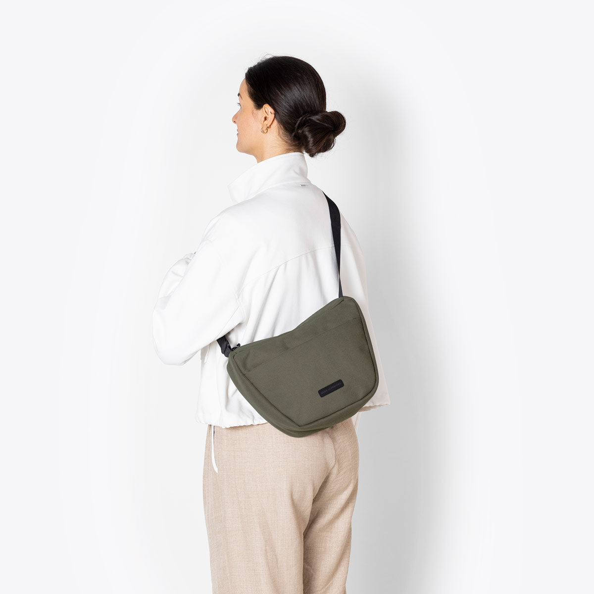 Adam Half-Moon Bag - Olive / Mini