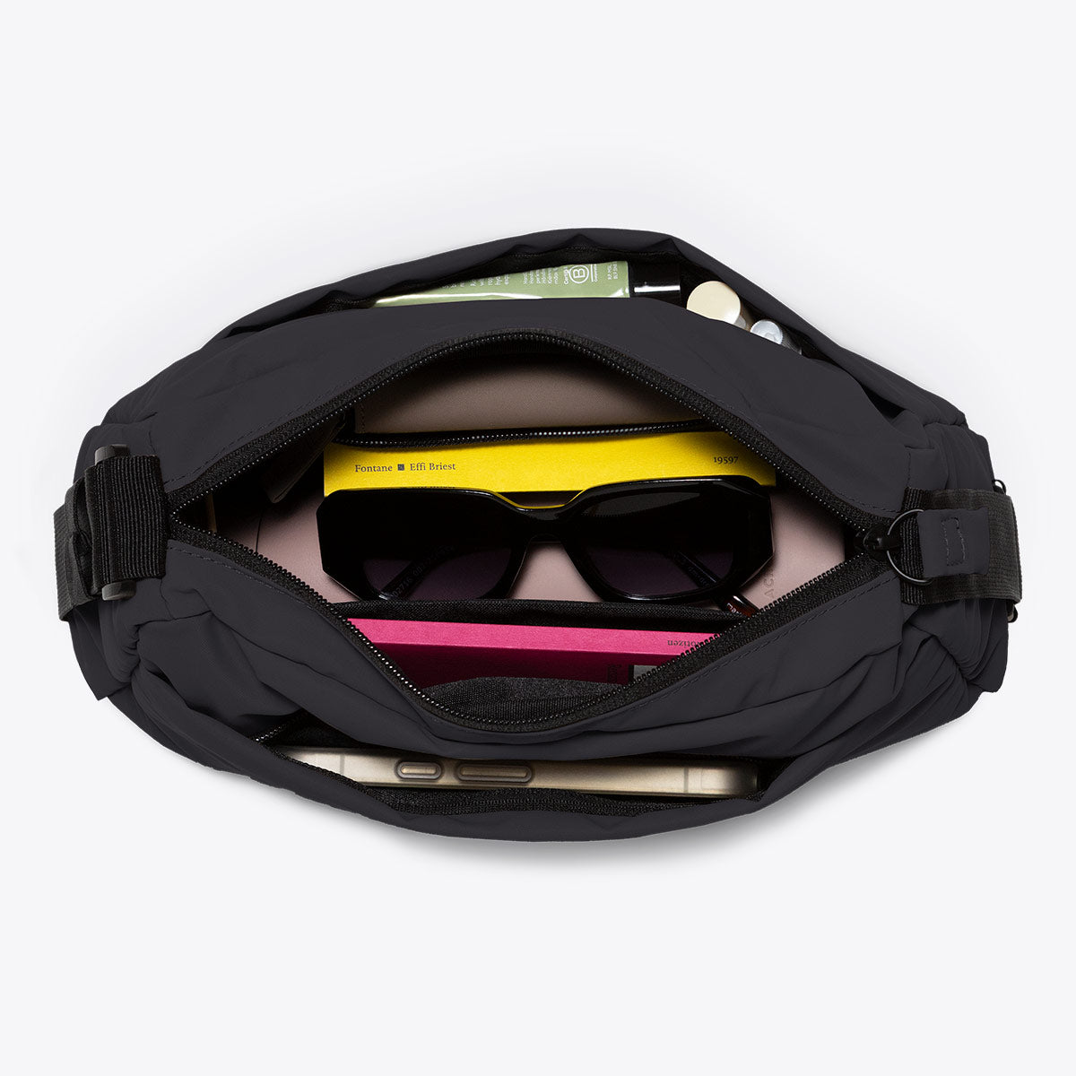 Emi Puffy Shoulder Bag - Black