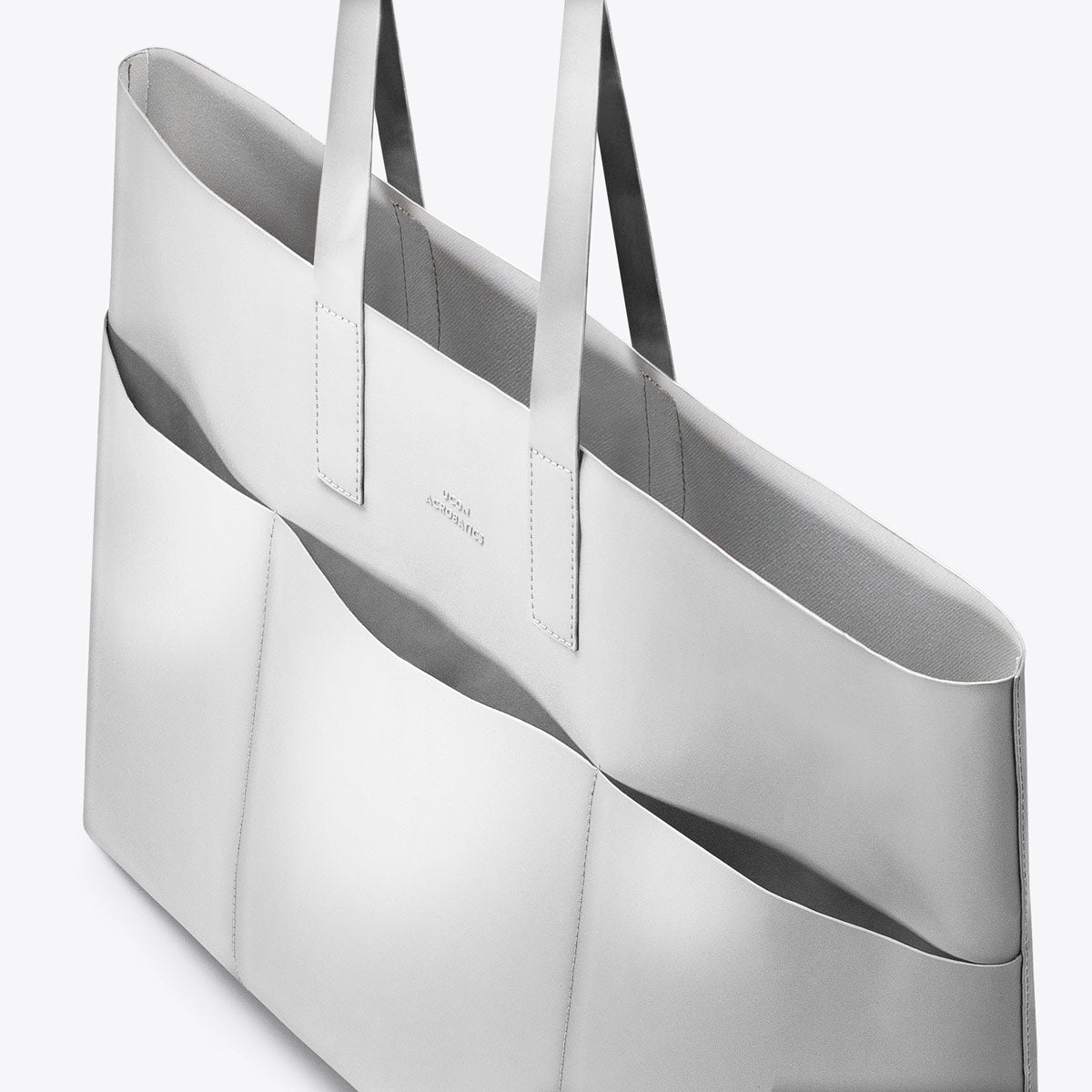 Emilia Tote Bag - Silver Metallic
