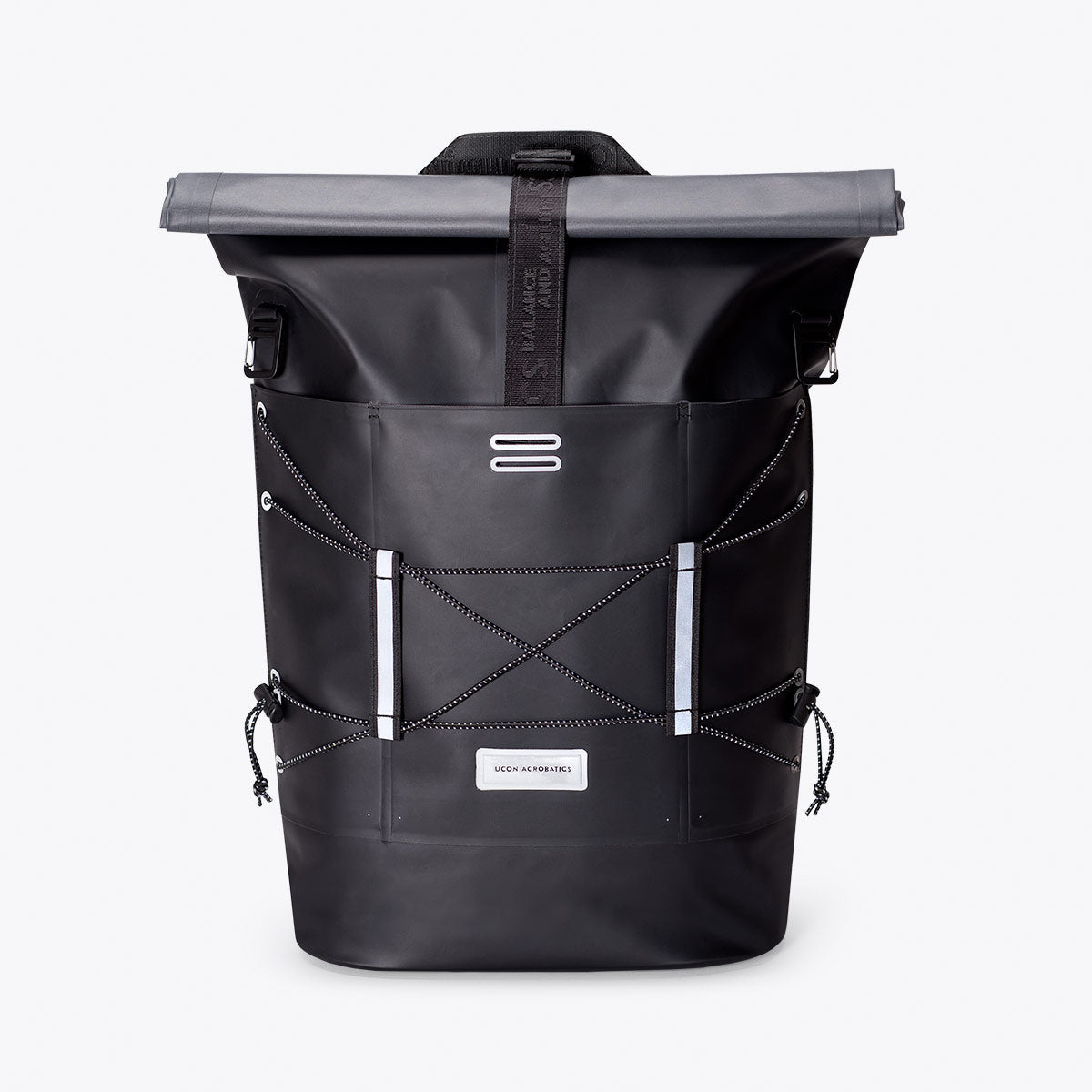 Hajo Roll-Top Backpack - Black / Medium