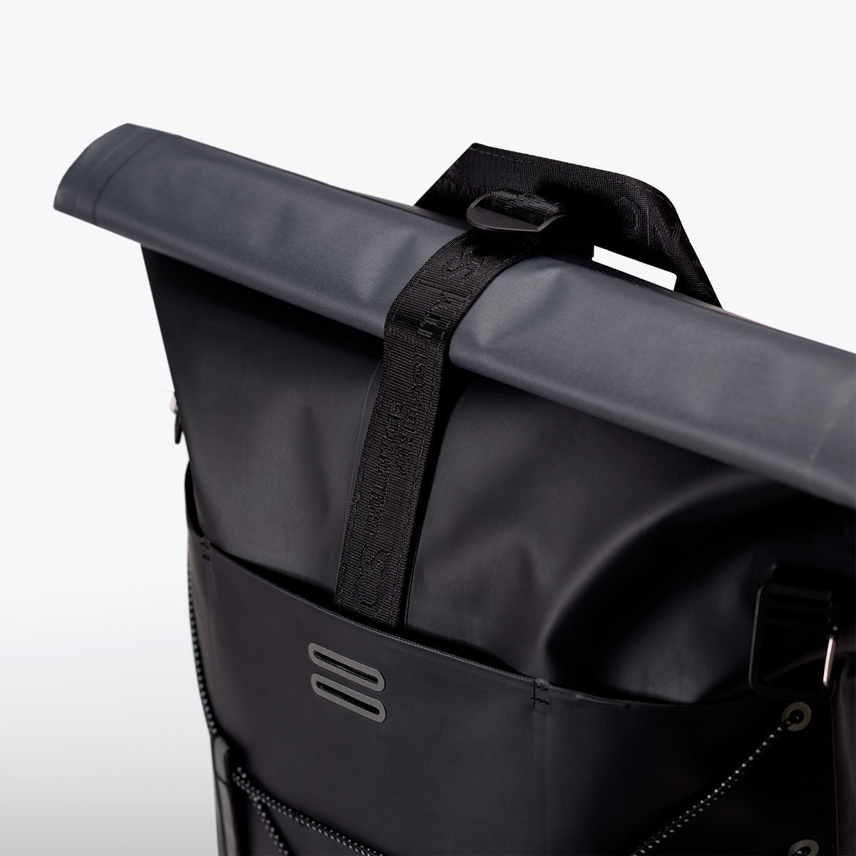 Hajo Roll-Top Backpack - Black / Medium