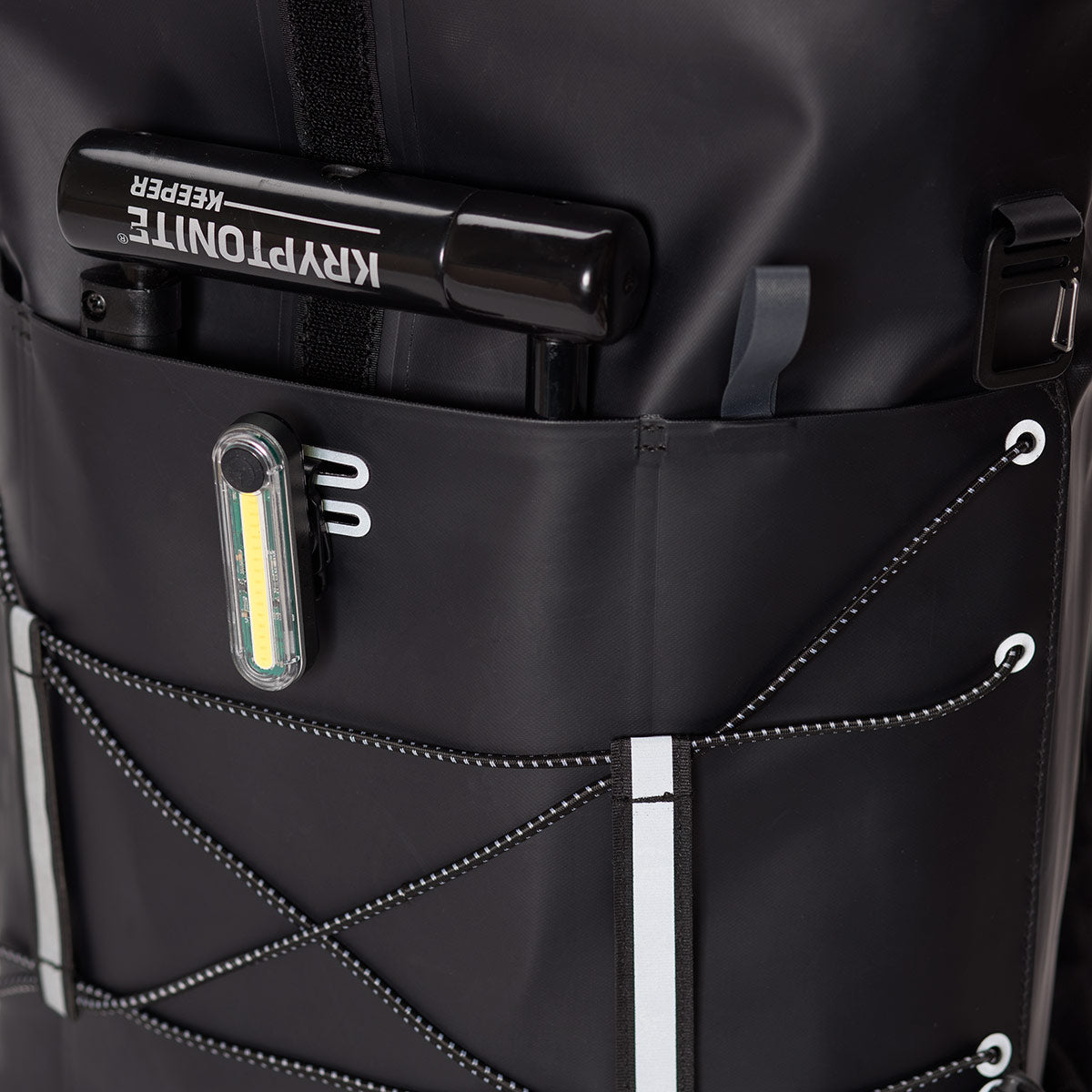 Hajo Roll-Top Backpack - Black / Medium