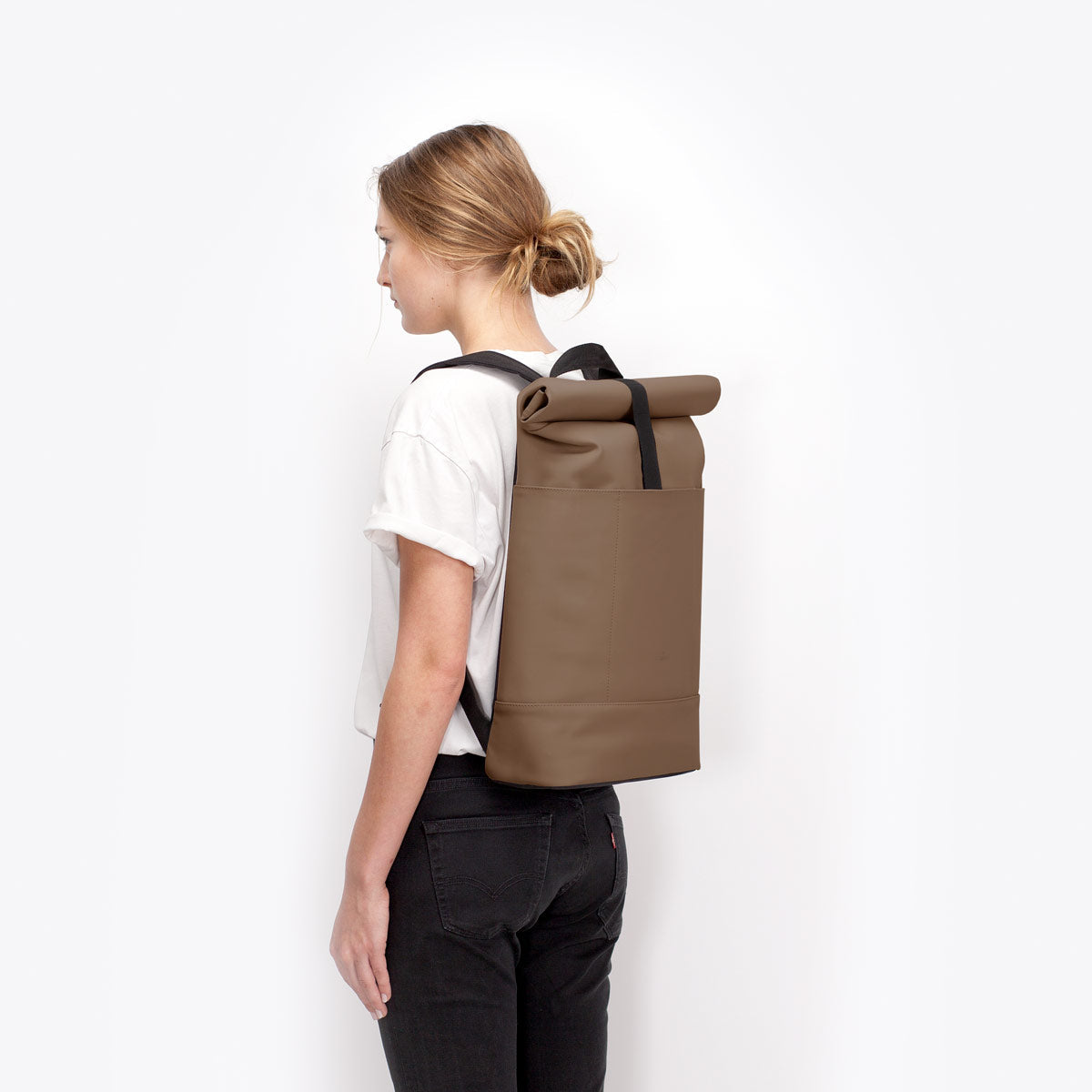 Hajo Roll-Top Backpack - Chestnut / Medium