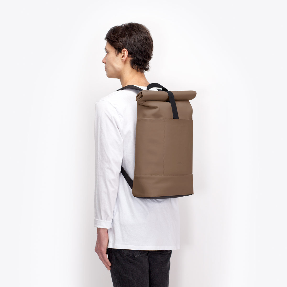 Hajo Roll-Top Backpack - Chestnut / Medium