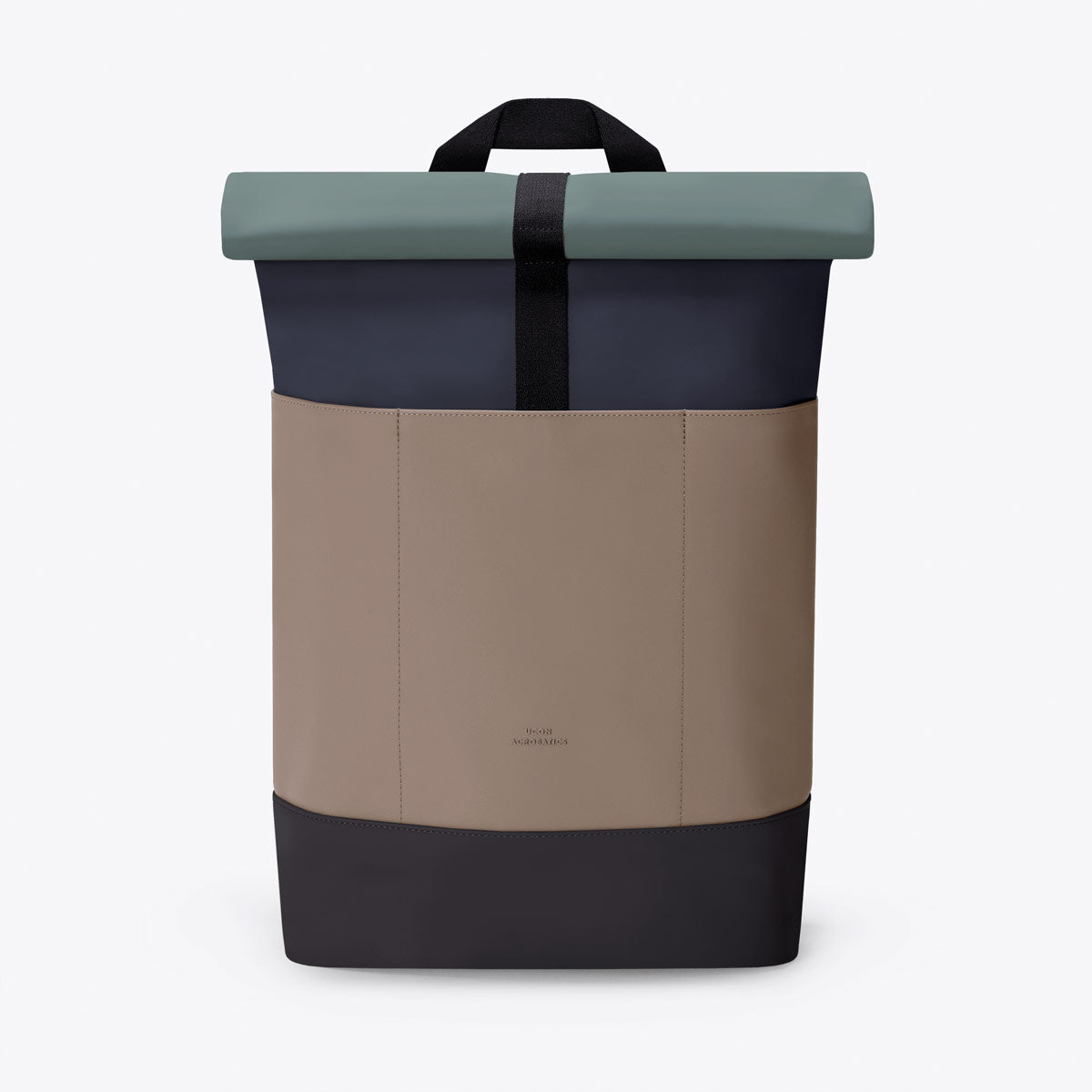 Hajo Roll-Top Backpack - Dark Navy - Dark Sand / Medium