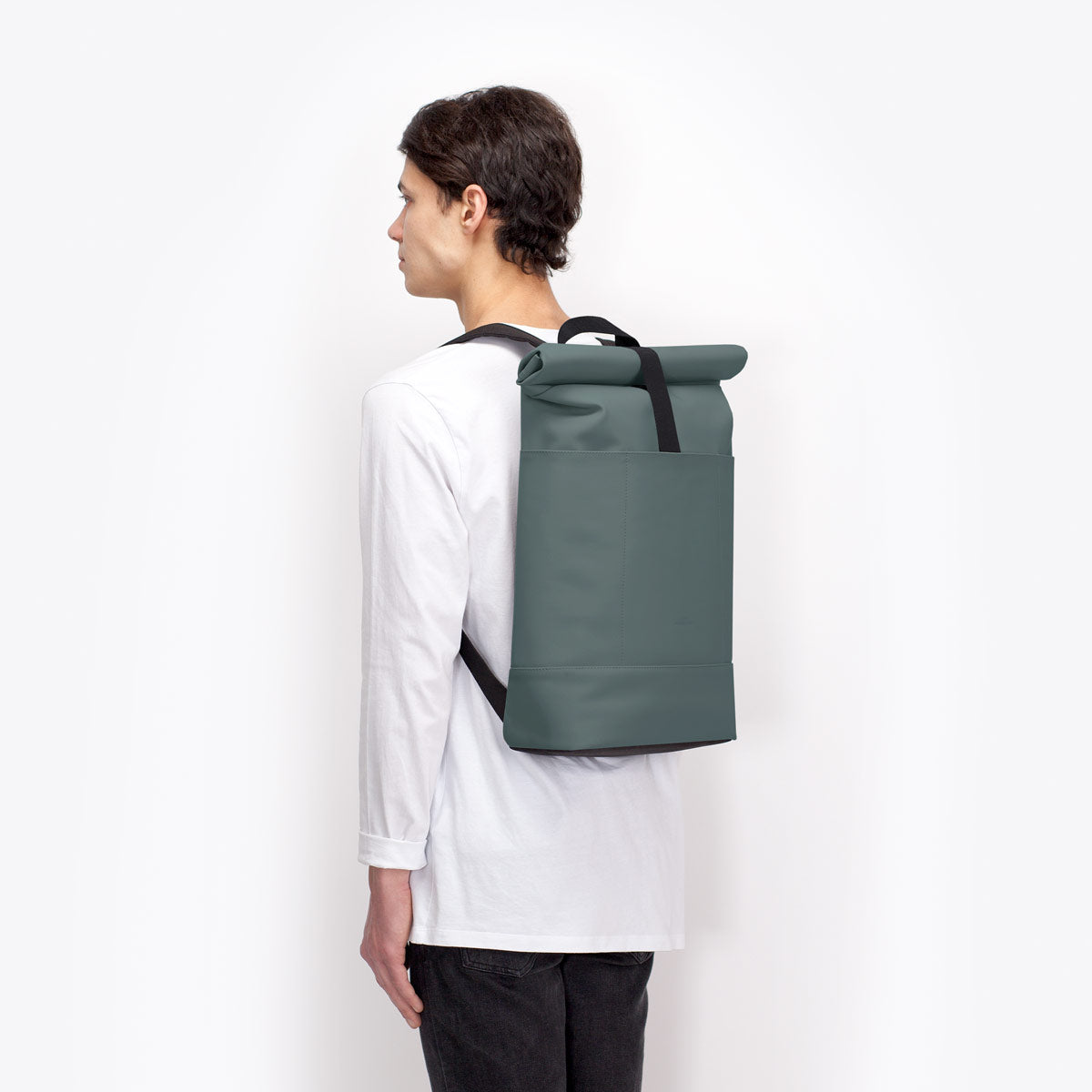 Hajo Roll-Top Backpack - Pine Green / Medium