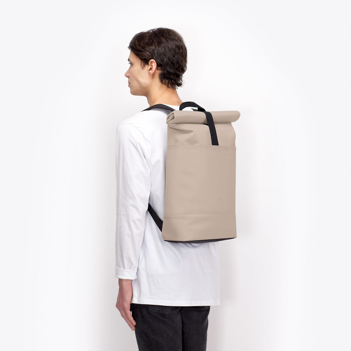 Hajo Roll-Top Backpack - Sand / Medium