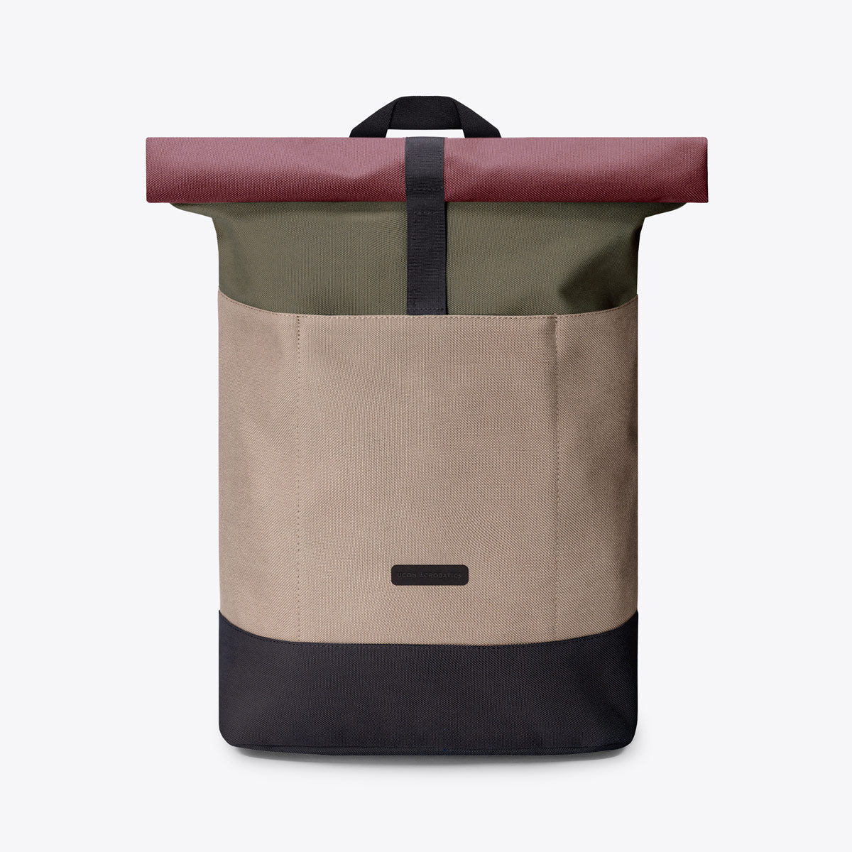 Hajo Roll-Top Backpack - Olive - Dark Sand / Medium