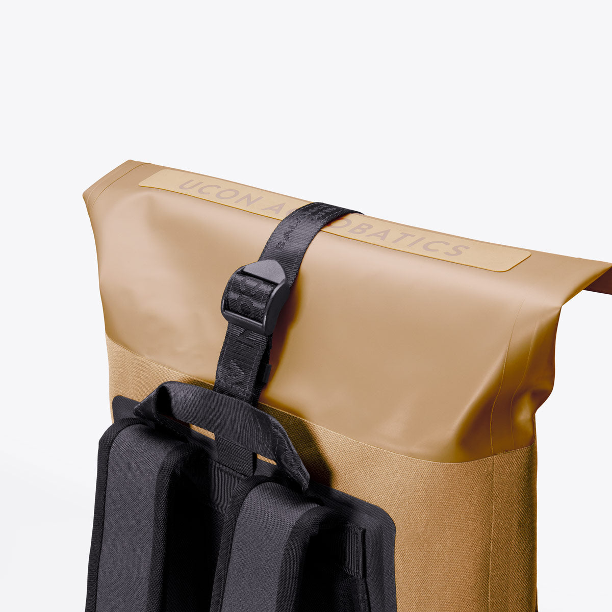 Hajo Roll-Top Backpack - Dark Sand Reflective / Medium