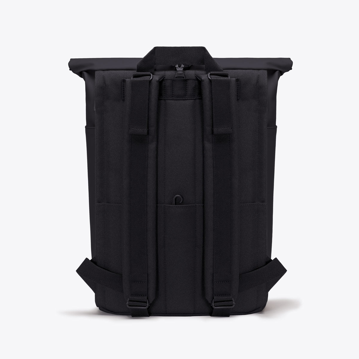 Hajo Roll-Top Pannier Backpack - Black / Medium