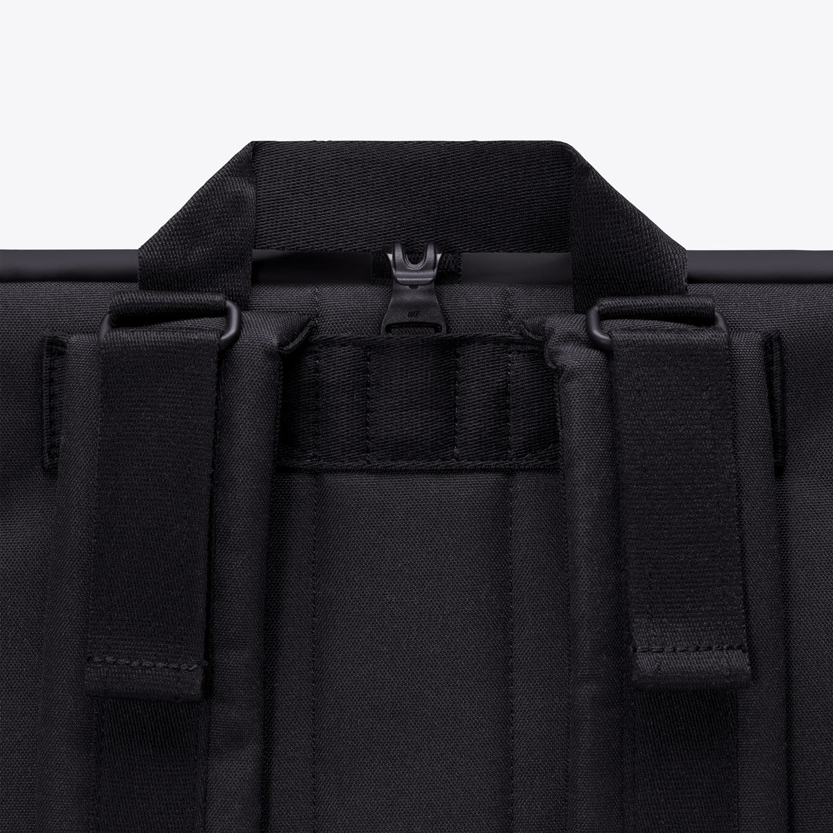 Hajo Roll-Top Pannier Backpack - Black / Medium