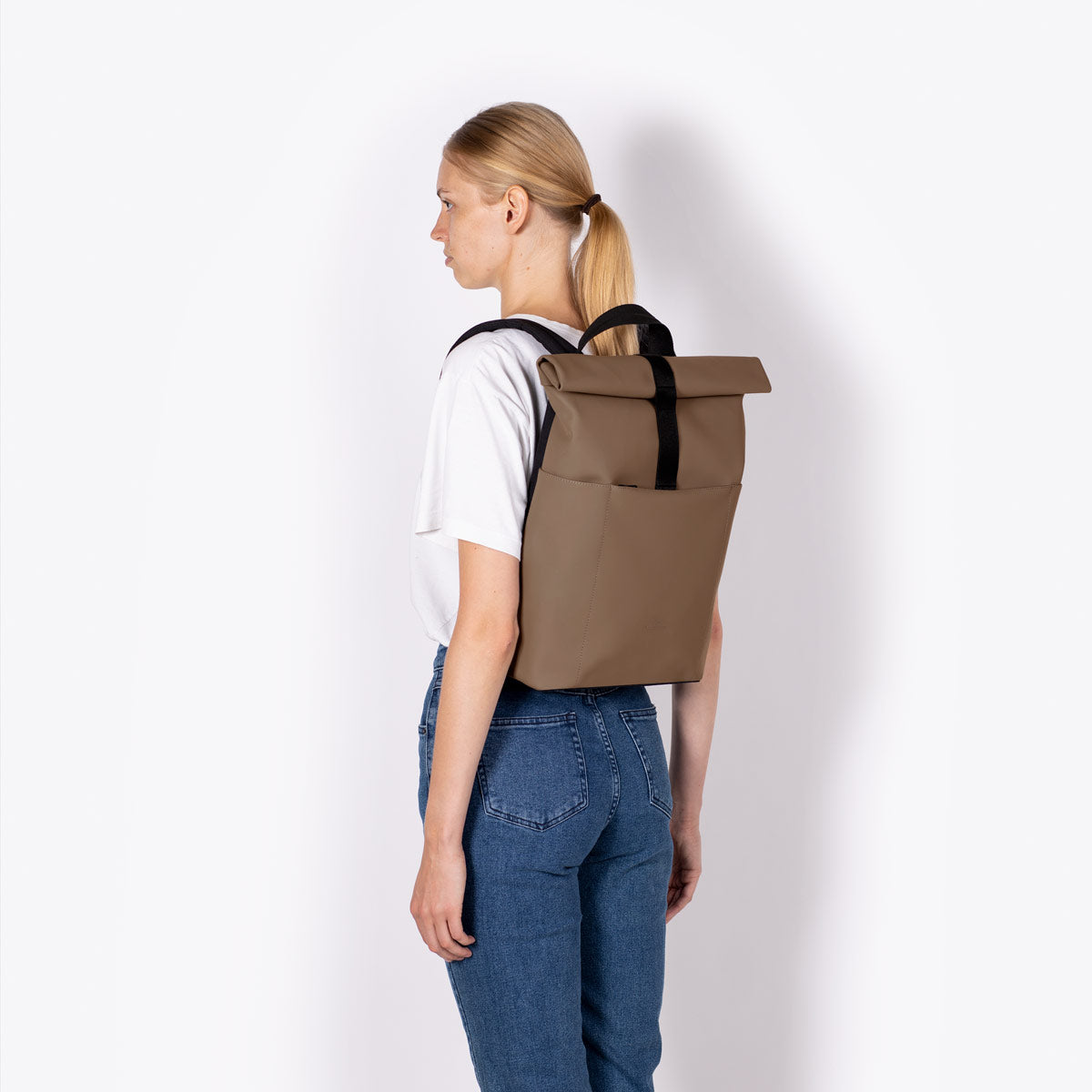 Hajo Roll-Top Backpack - Chestnut / Mini