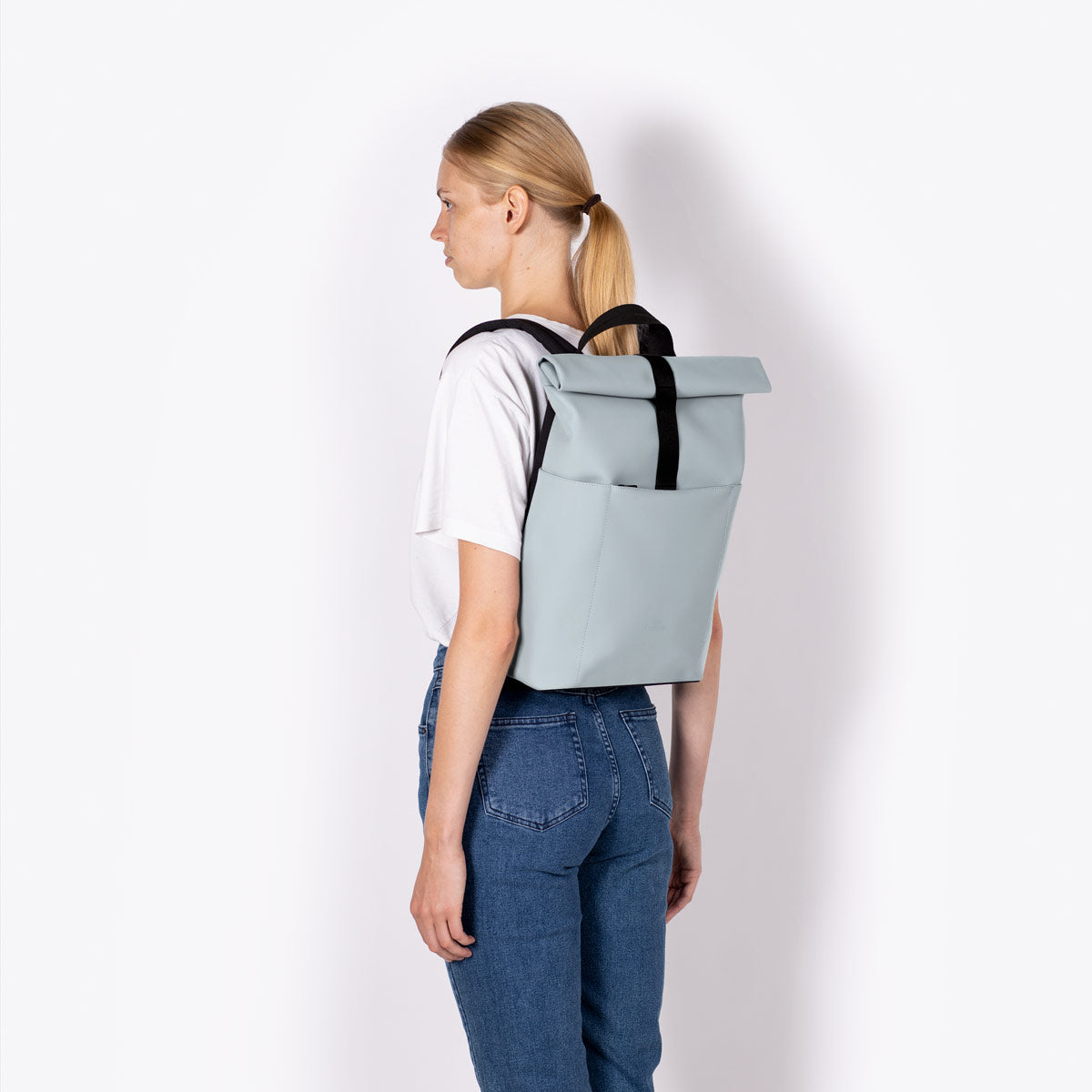 Hajo Roll-Top Backpack - Dusty Blue / Mini