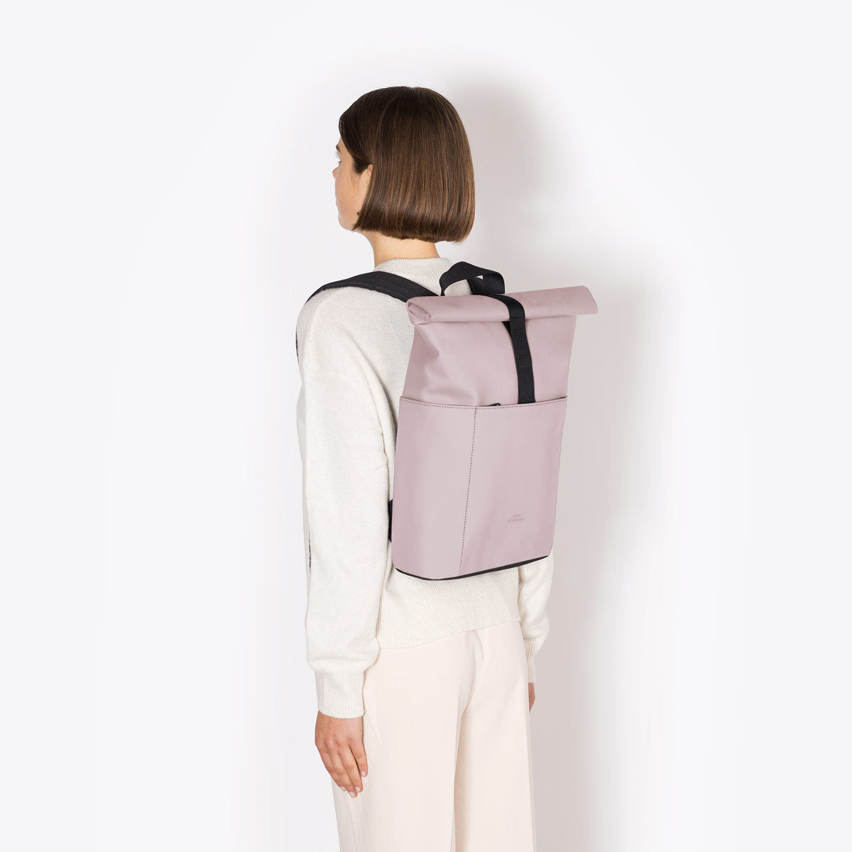Hajo Roll-Top Backpack - Light Rose / Mini
