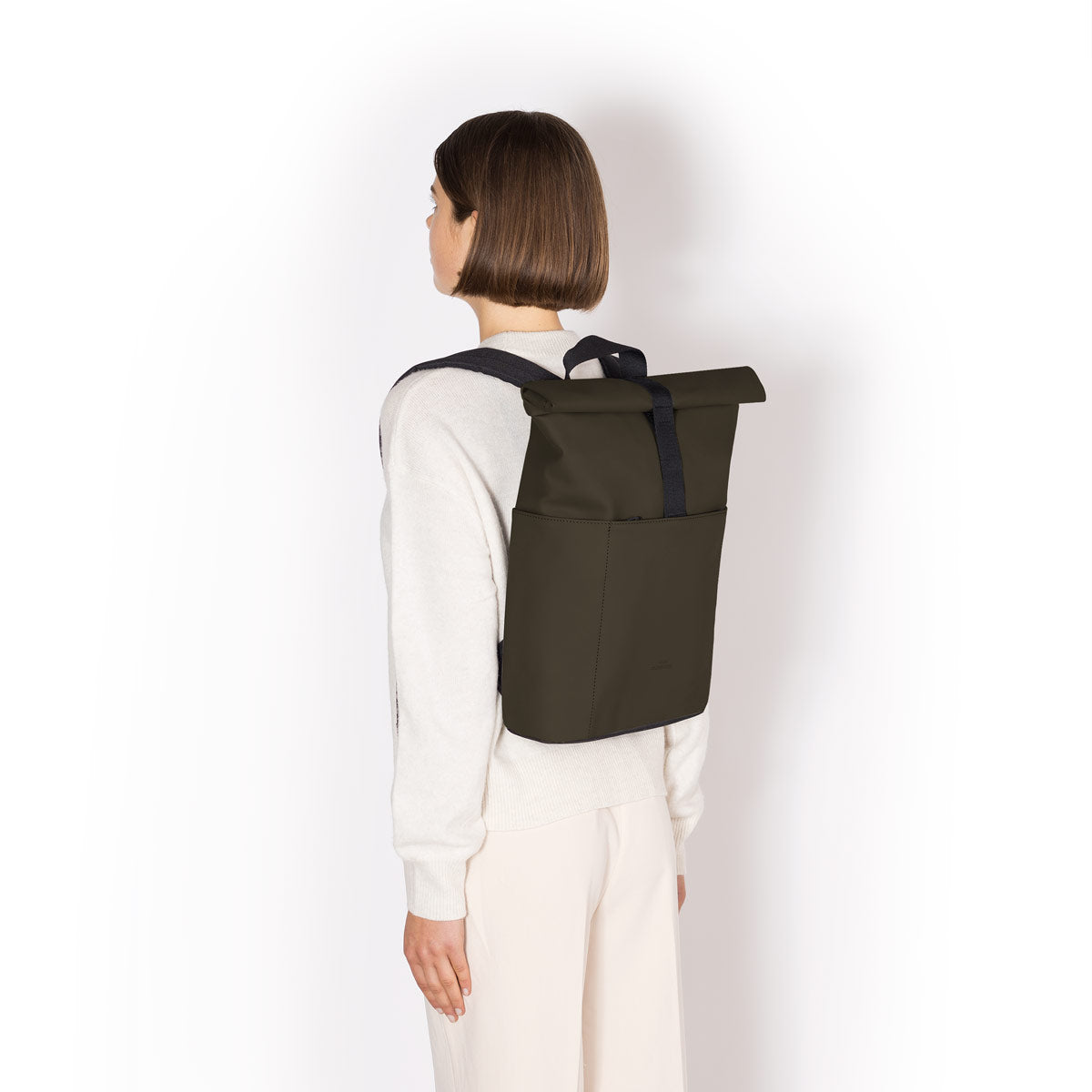 Hajo Roll-Top Backpack - Olive / Mini