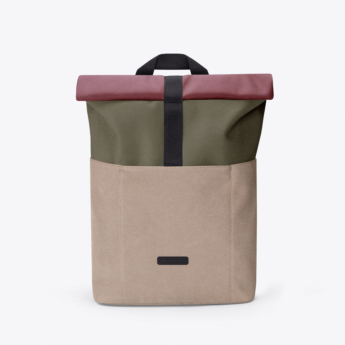 Hajo Roll-Top Backpack - Olive - Dark Sand / Mini