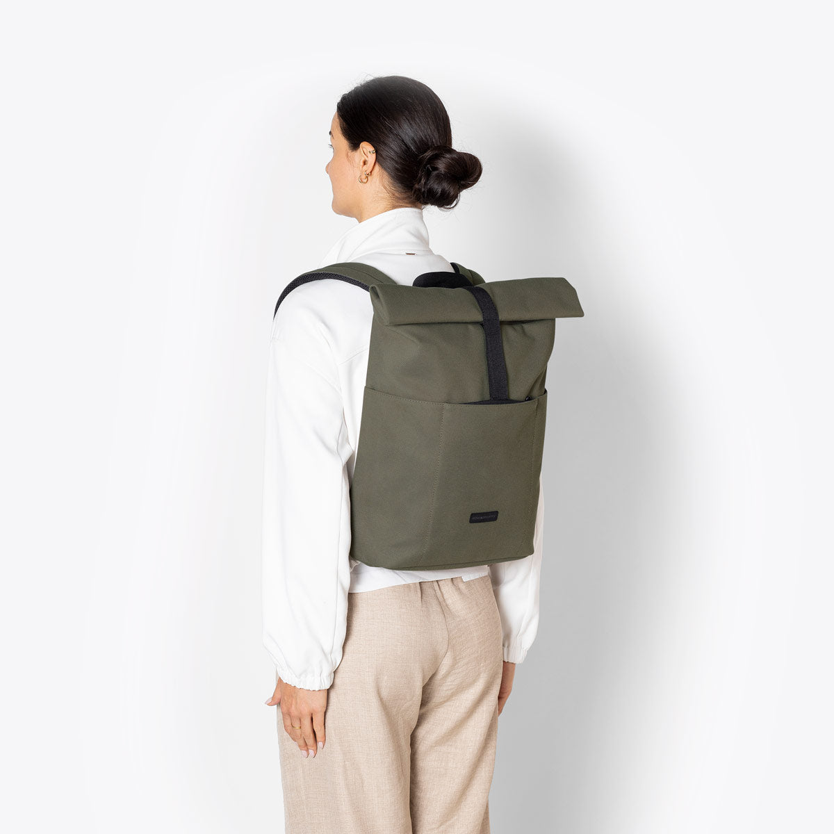 Hajo Roll-Top Backpack - Olive / Mini