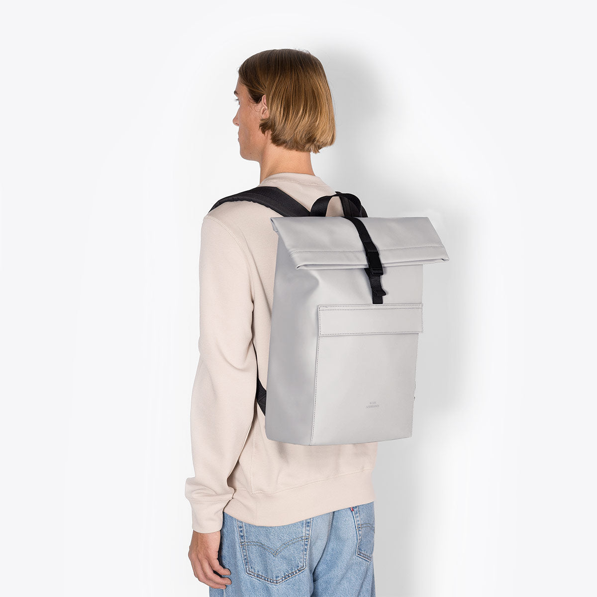 Jannik Roll-Top Backpack - Glacier Grey / Medium