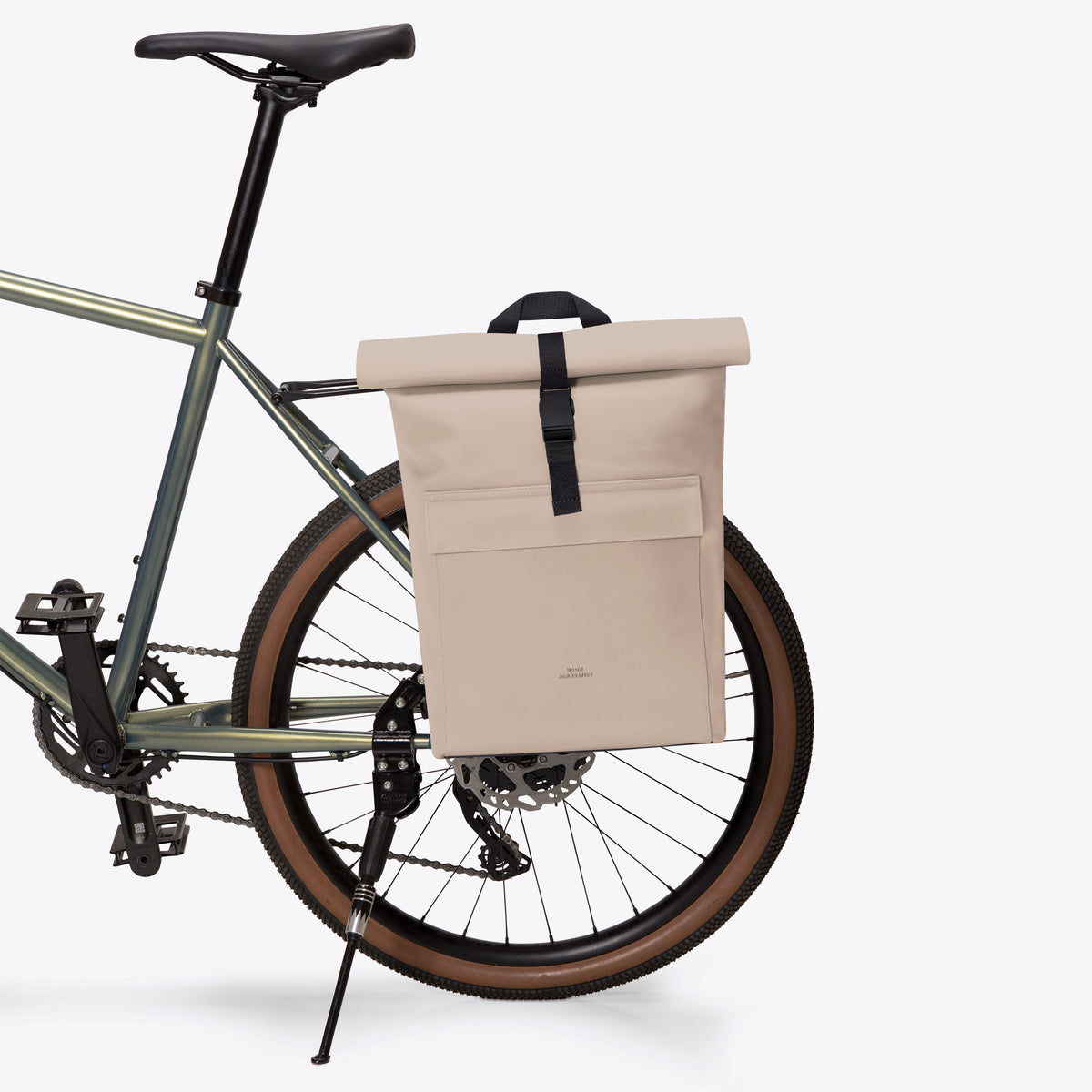 Jannik Roll-Top Pannier Backpack - Sand / Medium