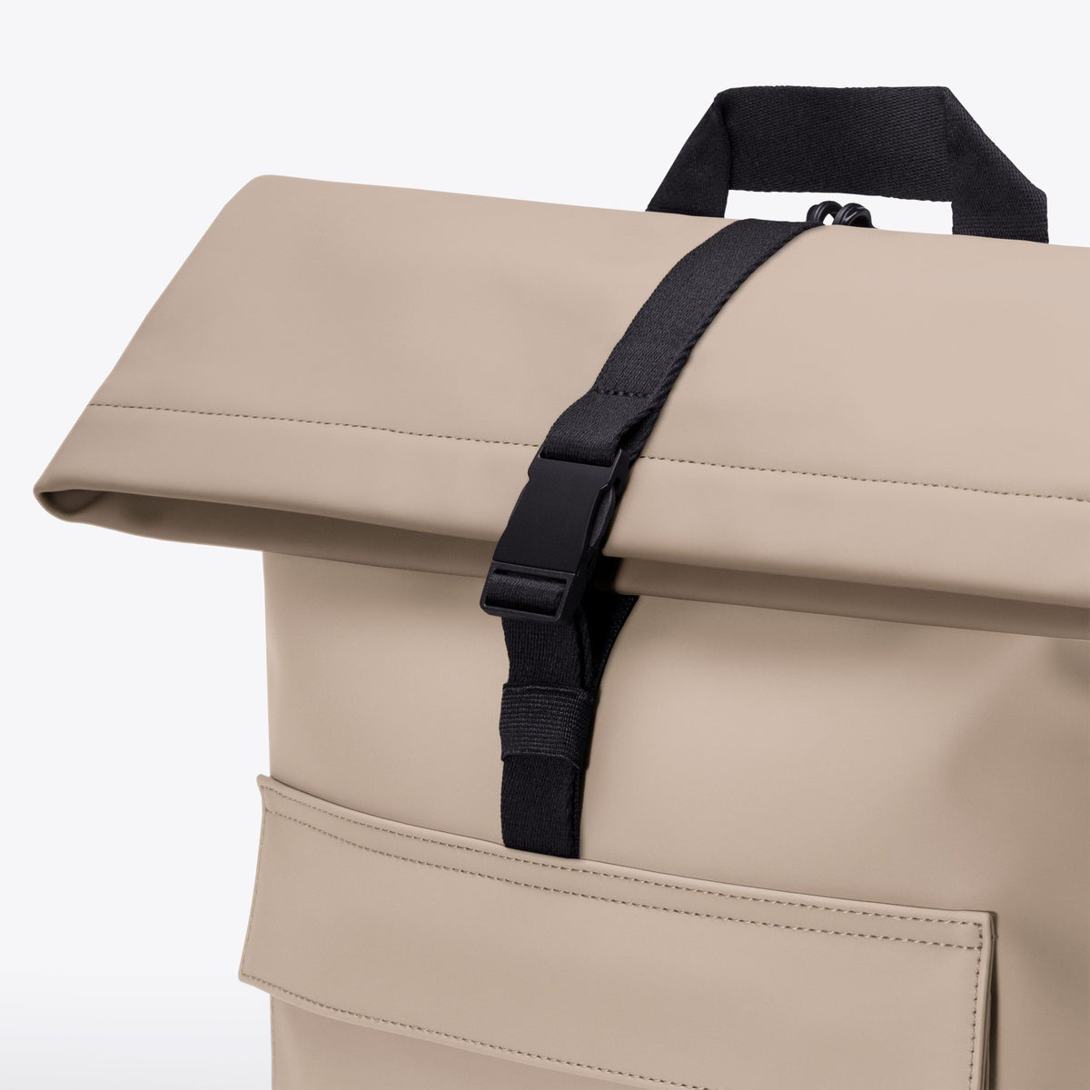 Jannik Roll-Top Pannier Backpack - Sand / Medium