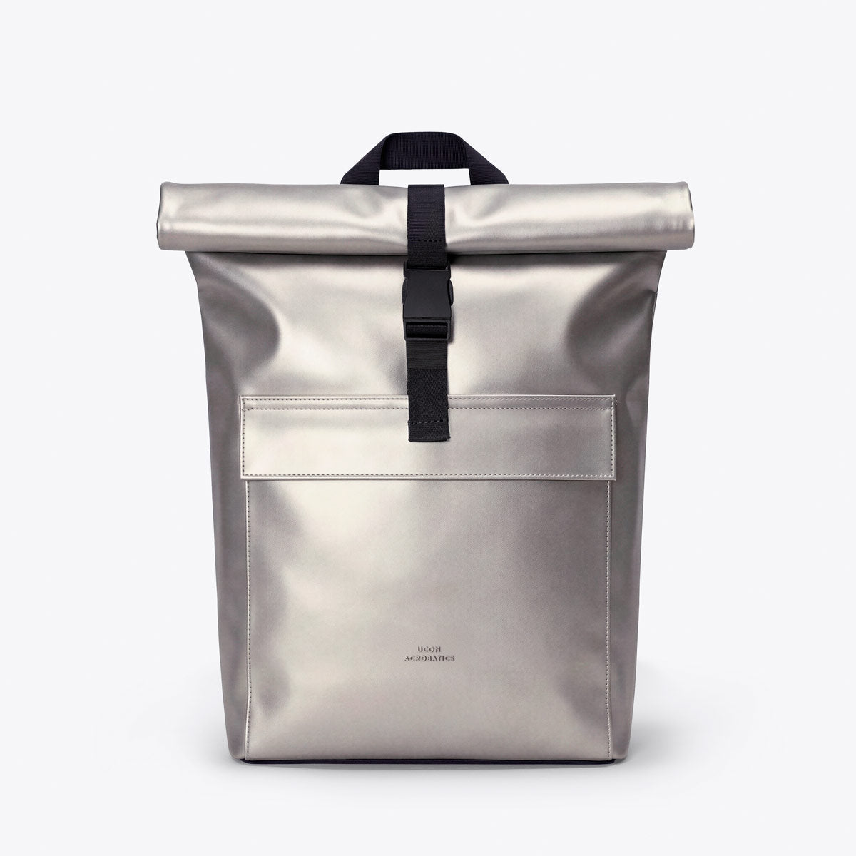 Jannik Roll-Top Backpack - Dark Grey Metallic / Mini
