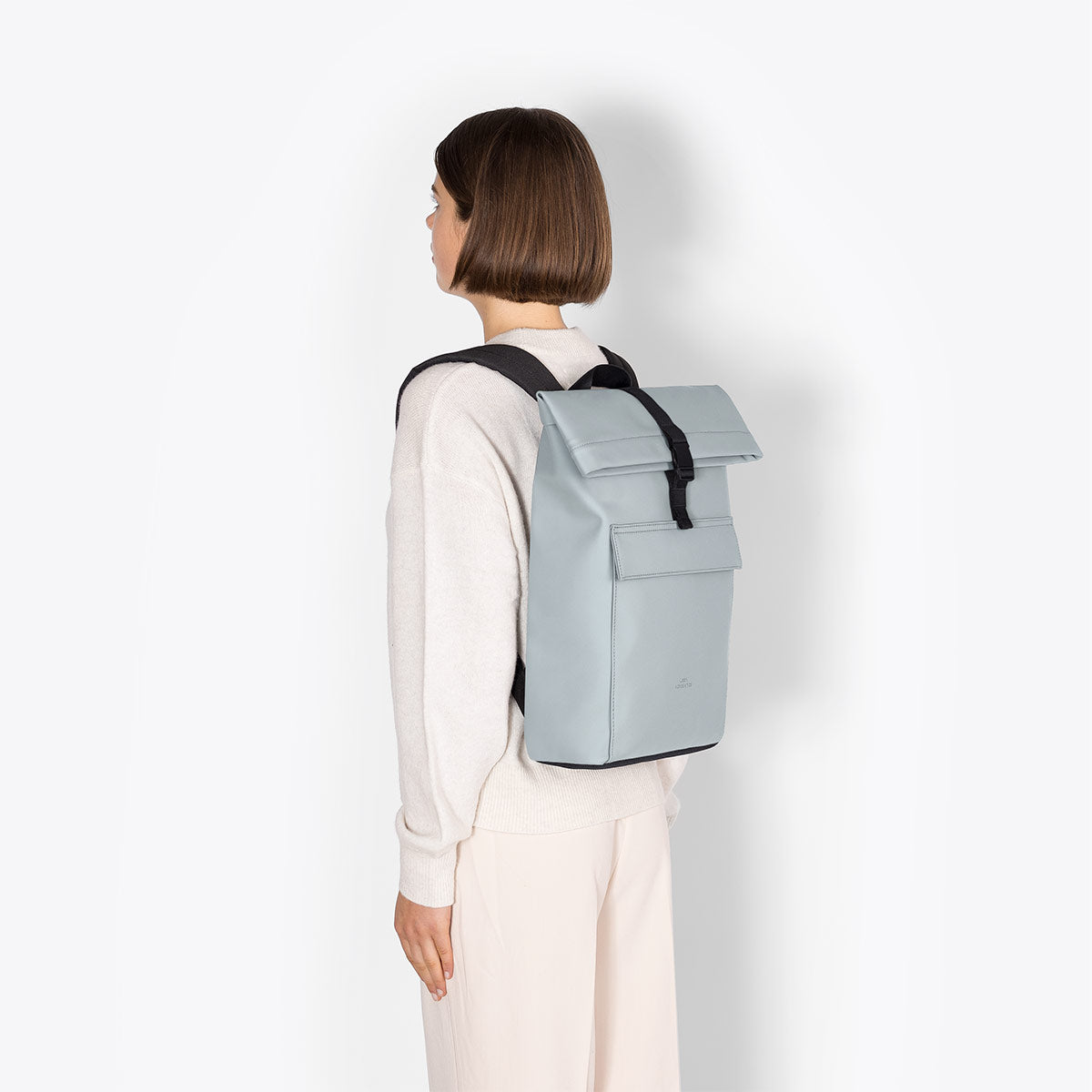 Jannik Roll-Top Backpack - Dusty Blue / Mini