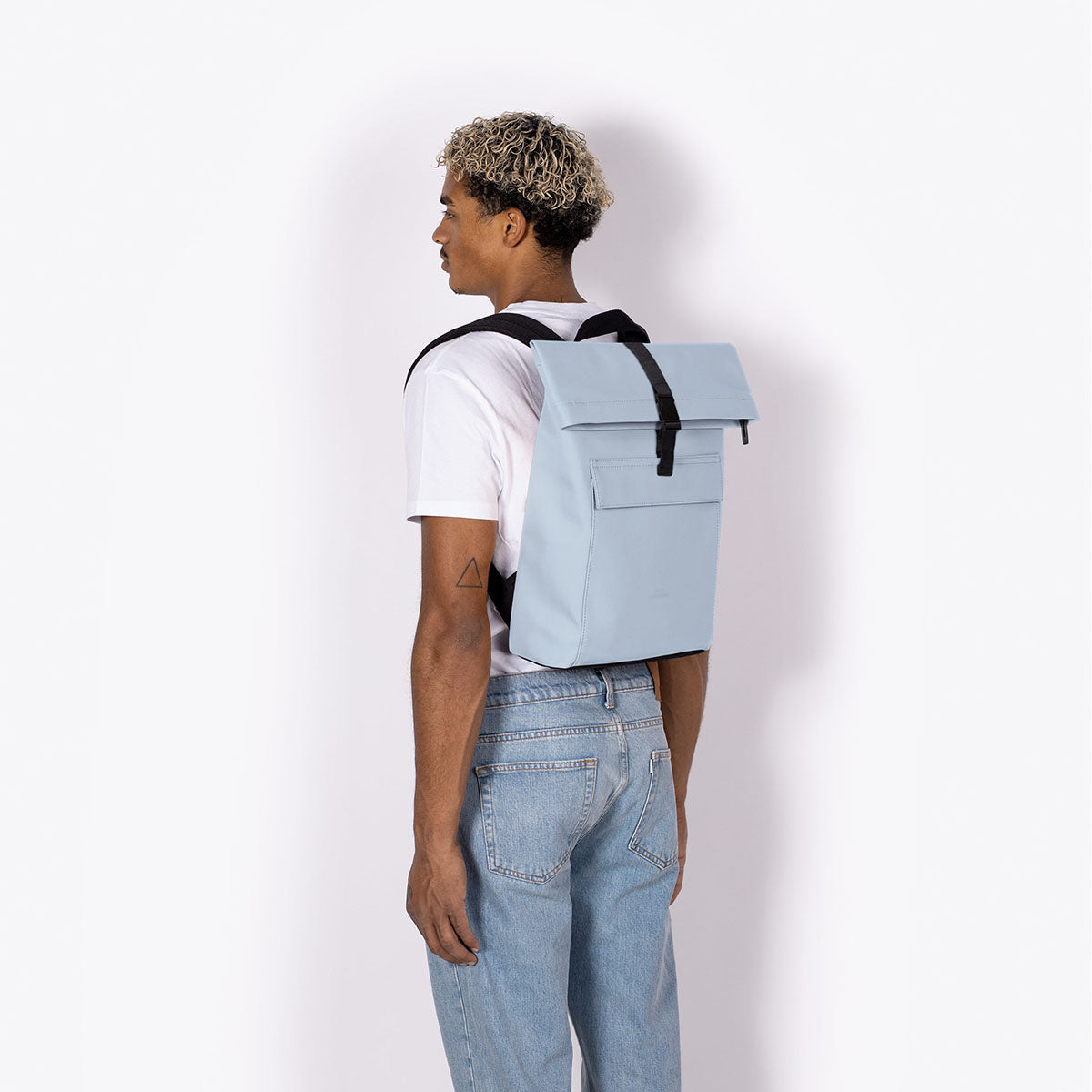 Jannik Roll-Top Backpack - Fog Blue / Mini