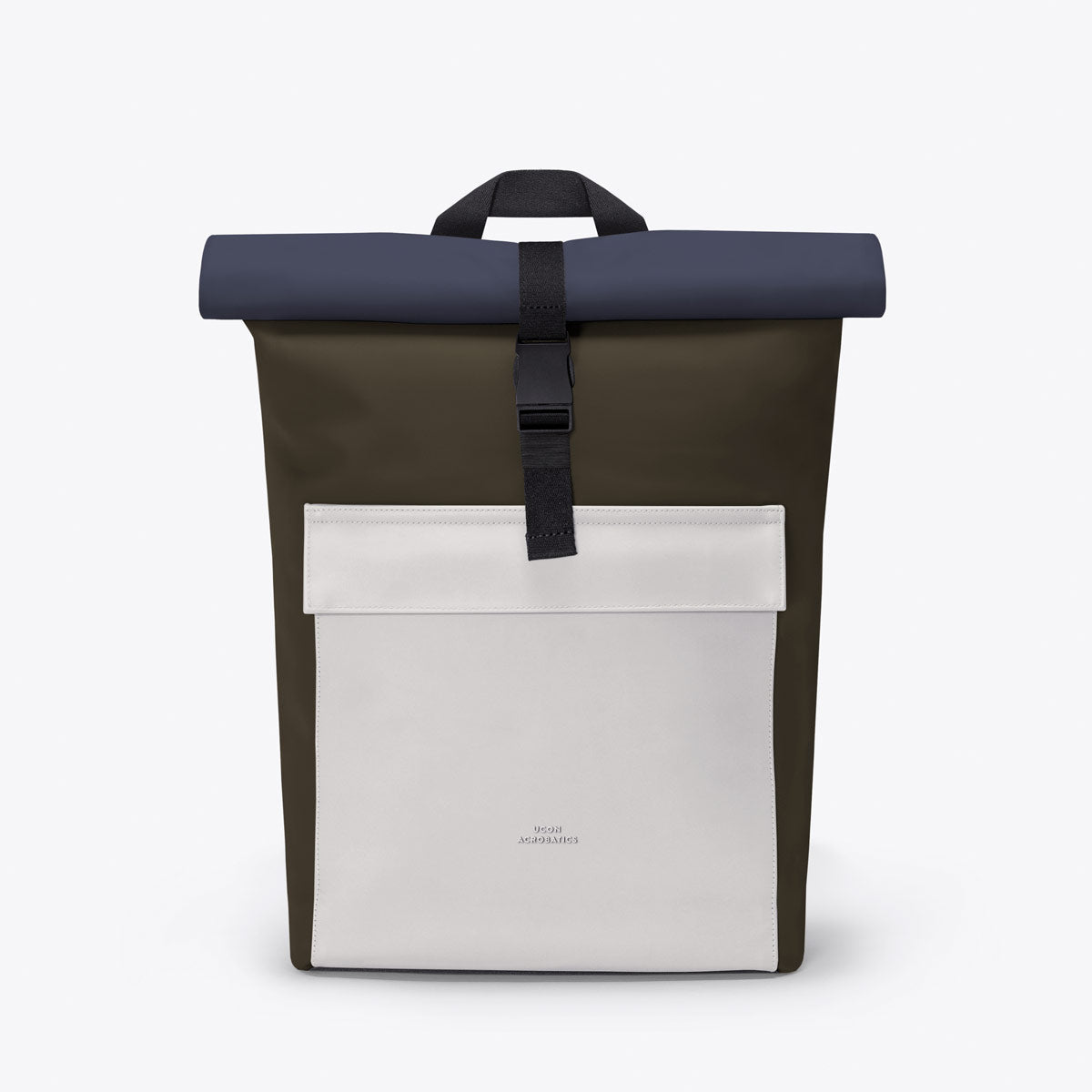 Jannik Roll-Top Backpack - Olive - Glacier Grey / Mini