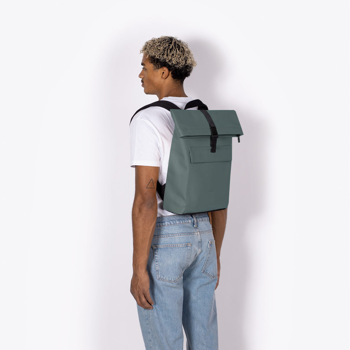 Jannik Roll-Top Backpack - Pine Green / Mini
