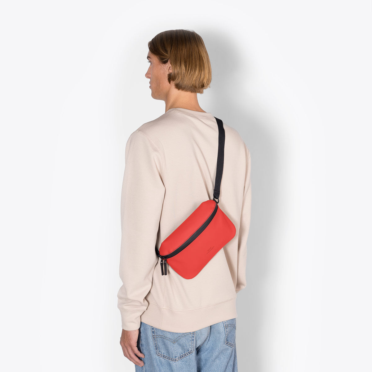 Jona Crossbody Bag - Red / Large