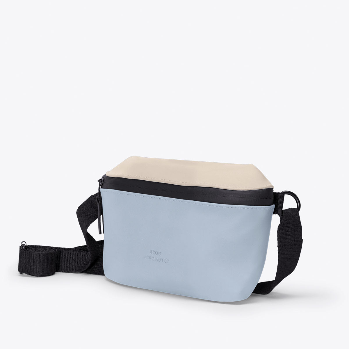 Jona Crossbody Bag - Light Sand - Fog Blue / Medium