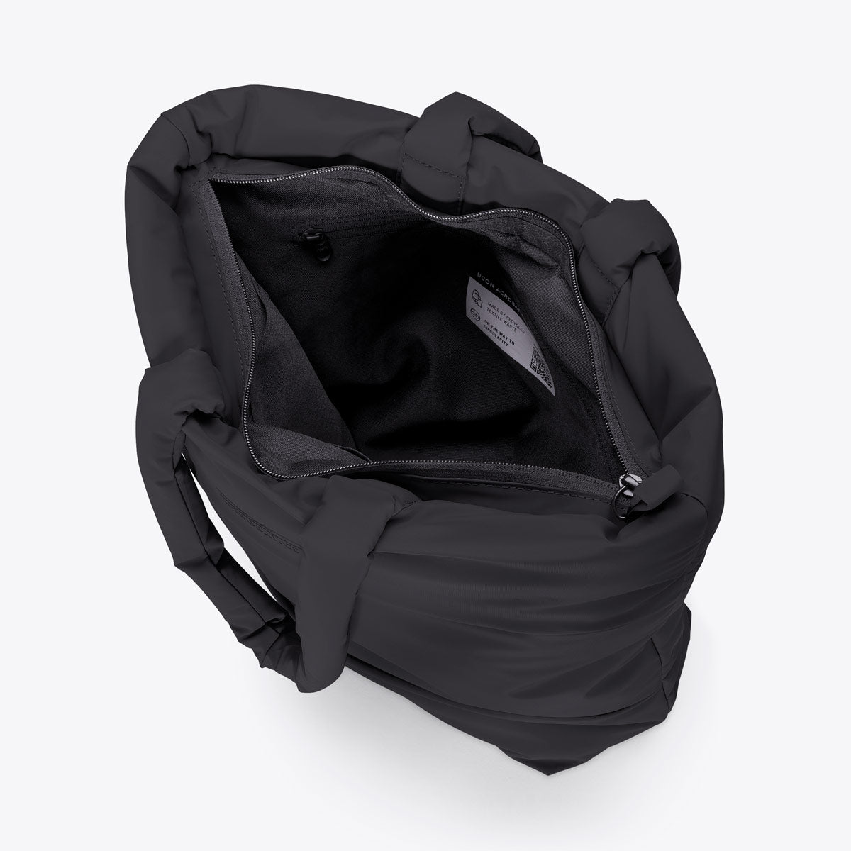 Josua Puffy Tote Bag - Black