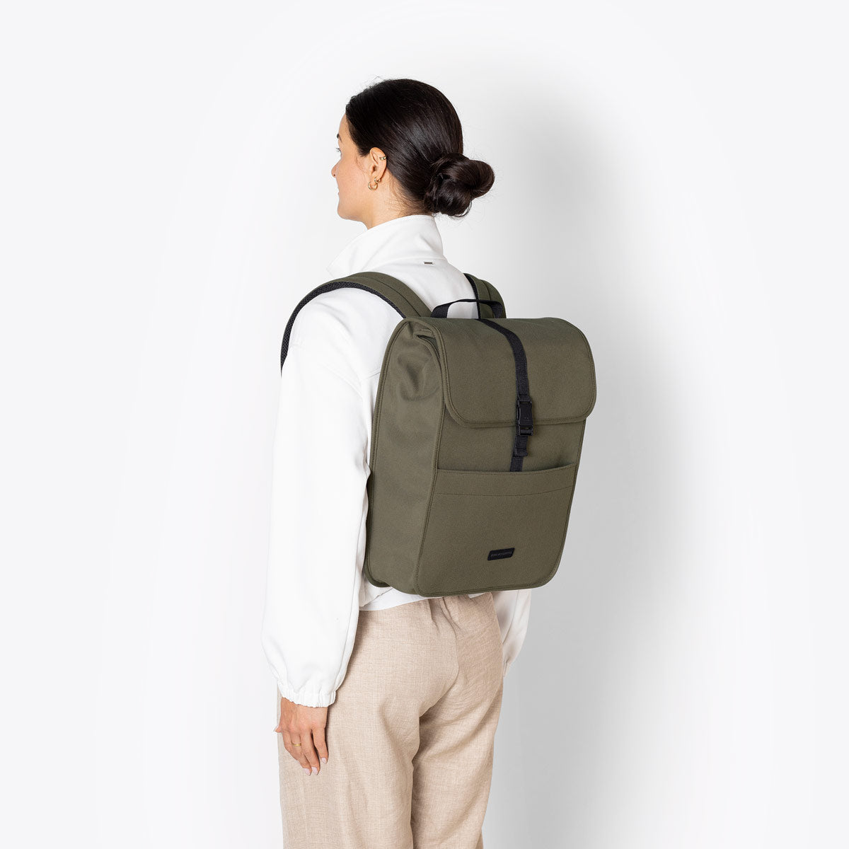Kato Flap-Top Backpack - Olive
