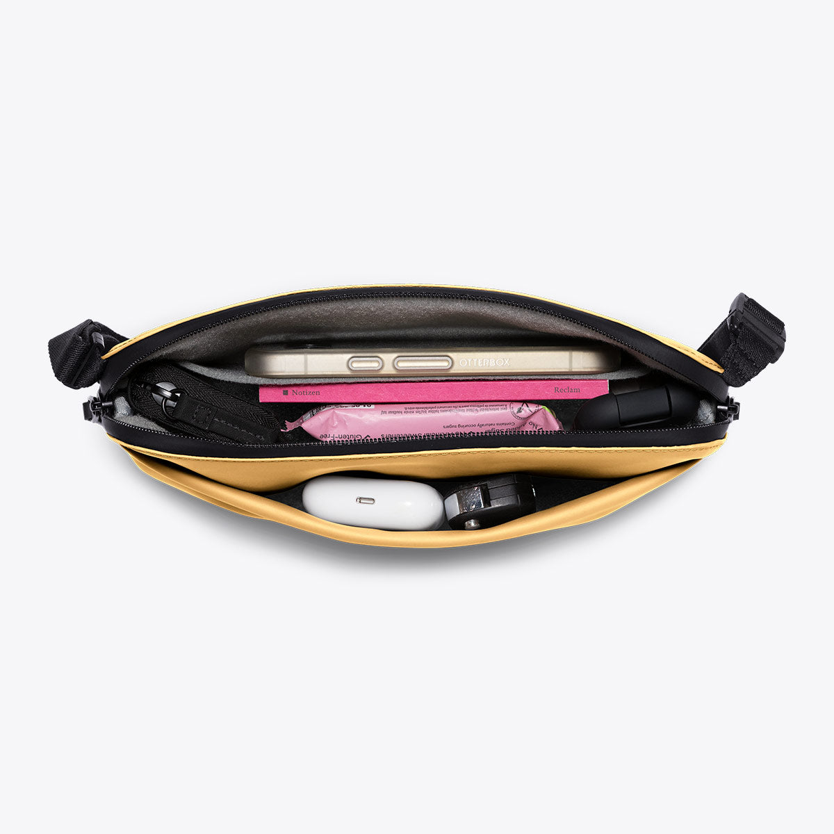 Melvin Crossbody Bag - Lemon / Large