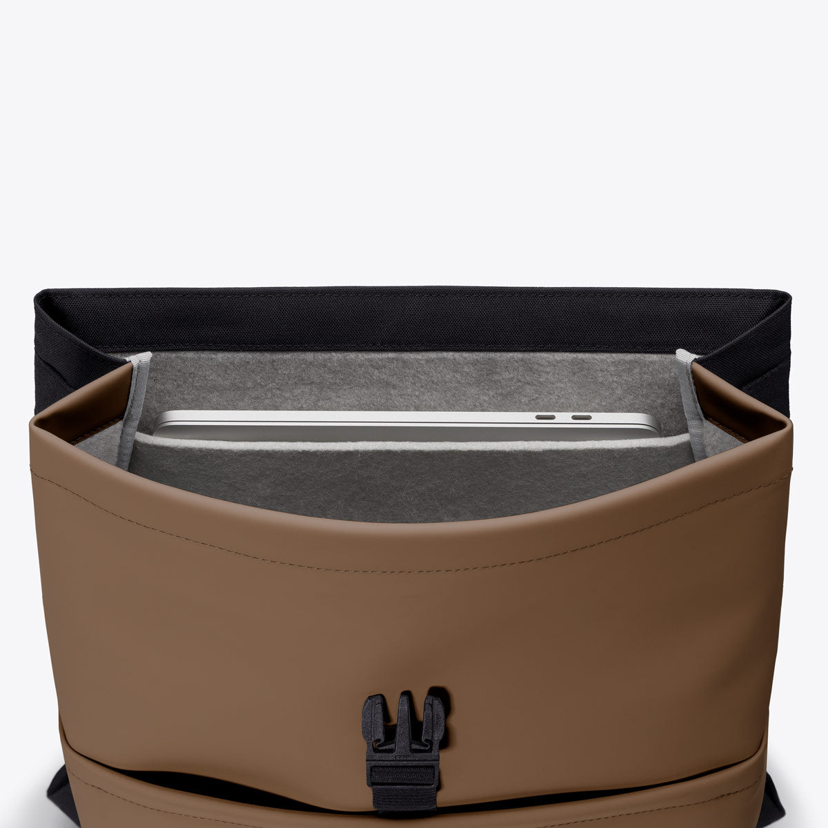Mion Flat Top Backpack - Chestnut