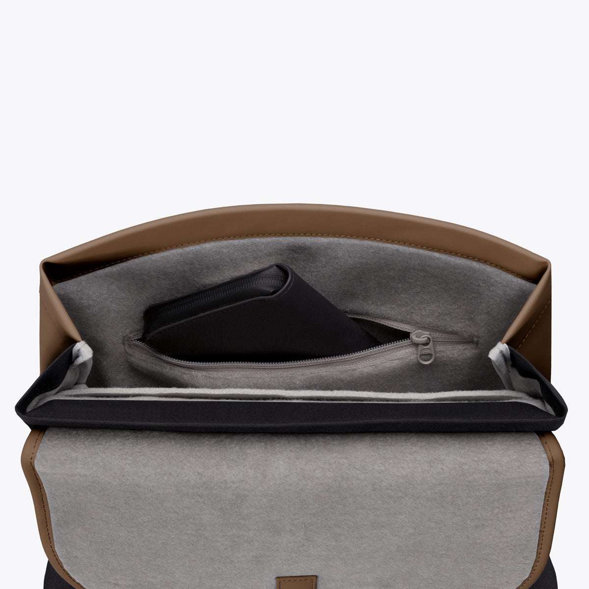 Mion Flat Top Backpack - Chestnut