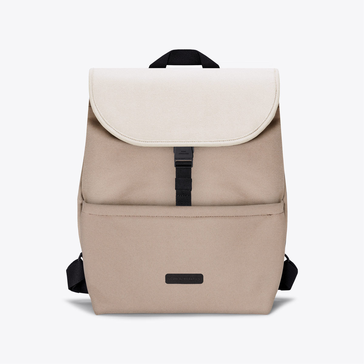 Mion Flat Top Backpack - Dark Sand - Light Sand