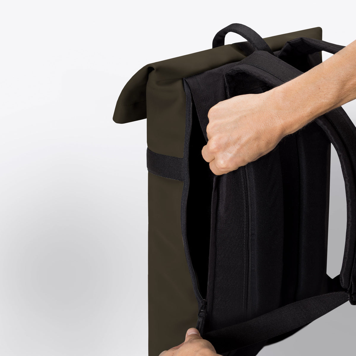 Niklas Roll-Top Backpack - Olive