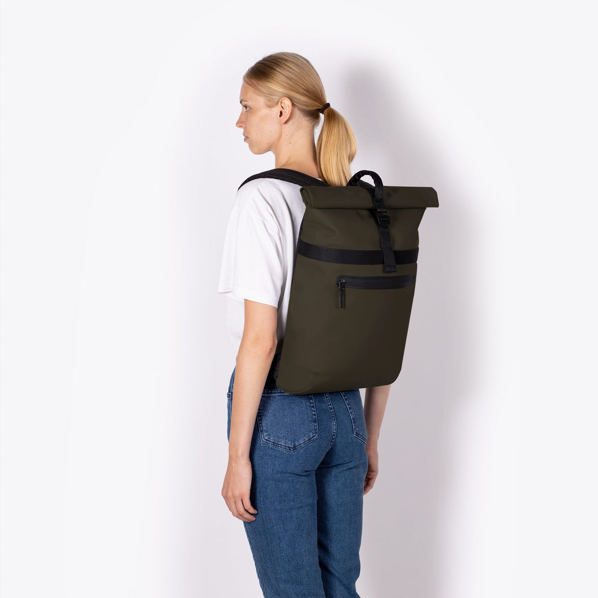 Niklas Roll-Top Backpack - Olive