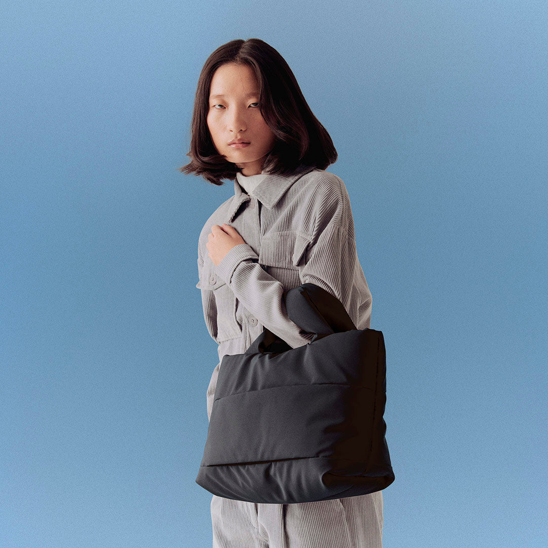 Olivia Puffy Bag - Black / Mini