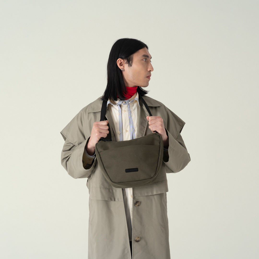Adam Half-Moon Bag - Olive / Mini