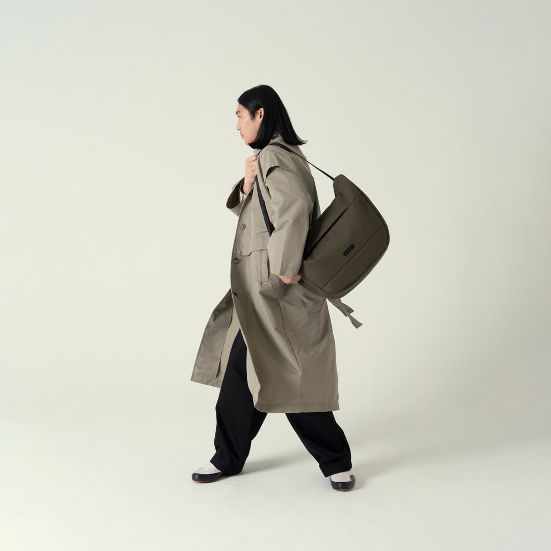Adam Half-Moon Bag - Olive / Medium