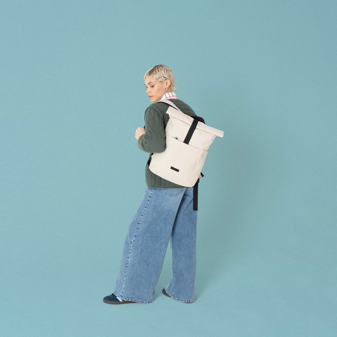 Hajo Roll-Top Backpack - Light Sand / Mini